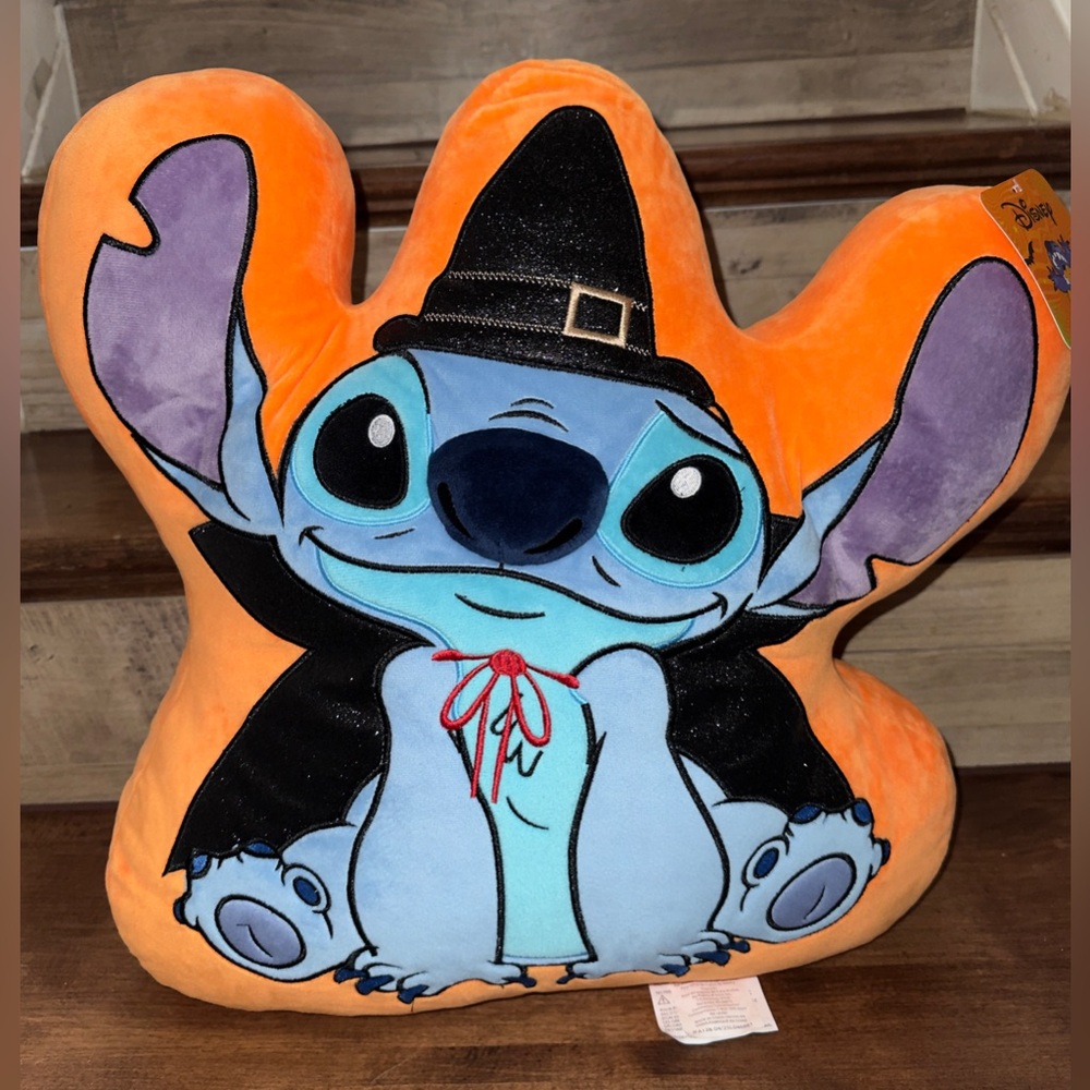 Super Cute Disney Halloween Witch Stitch Huge  Plush Pillow - New